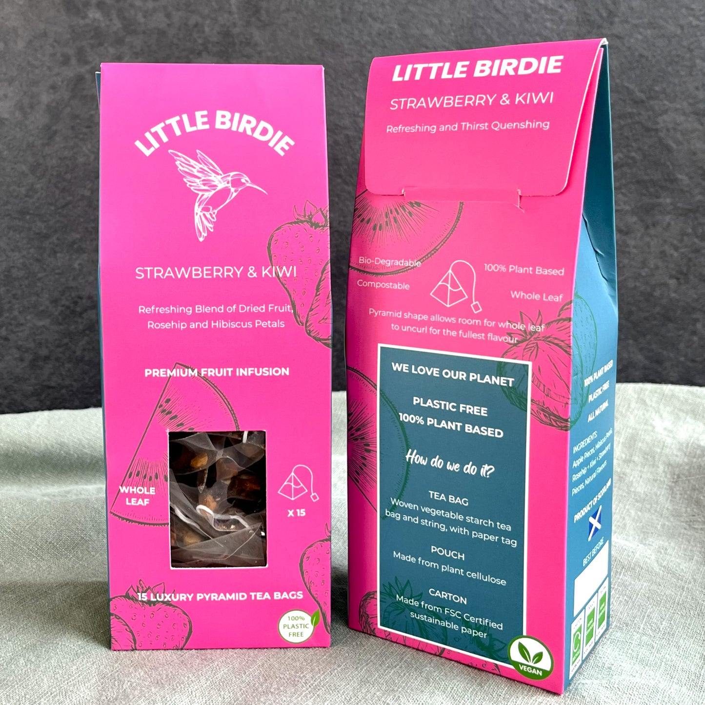 Strawberry and Kiwi Tea