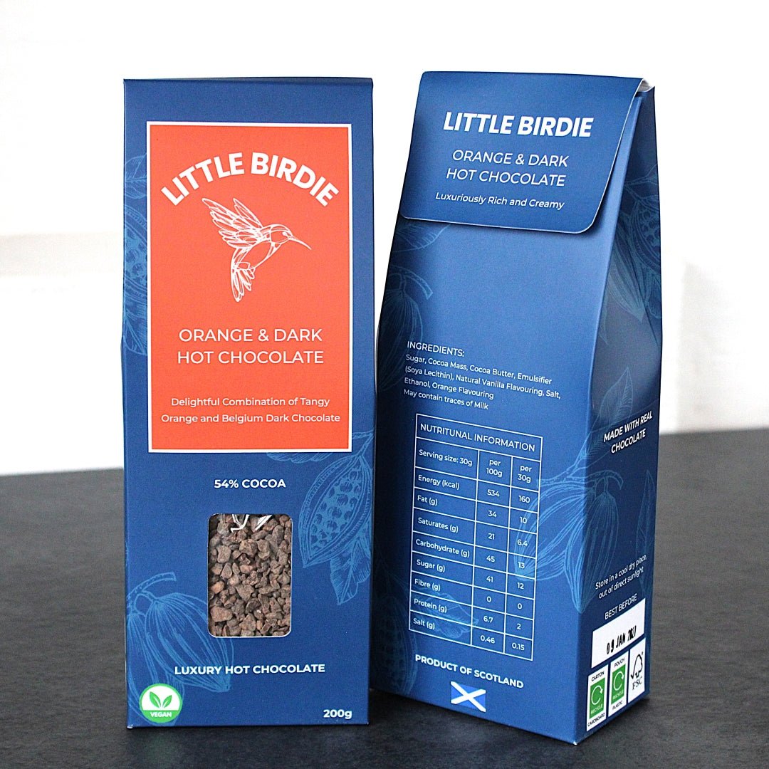 Orange & Dark Hot Chocolate